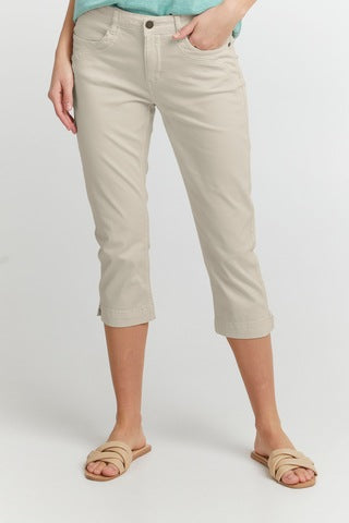 Capri Pant in Birch Beige by Fransa