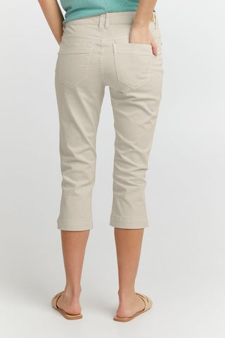 Capri Pant in Birch Beige by Fransa