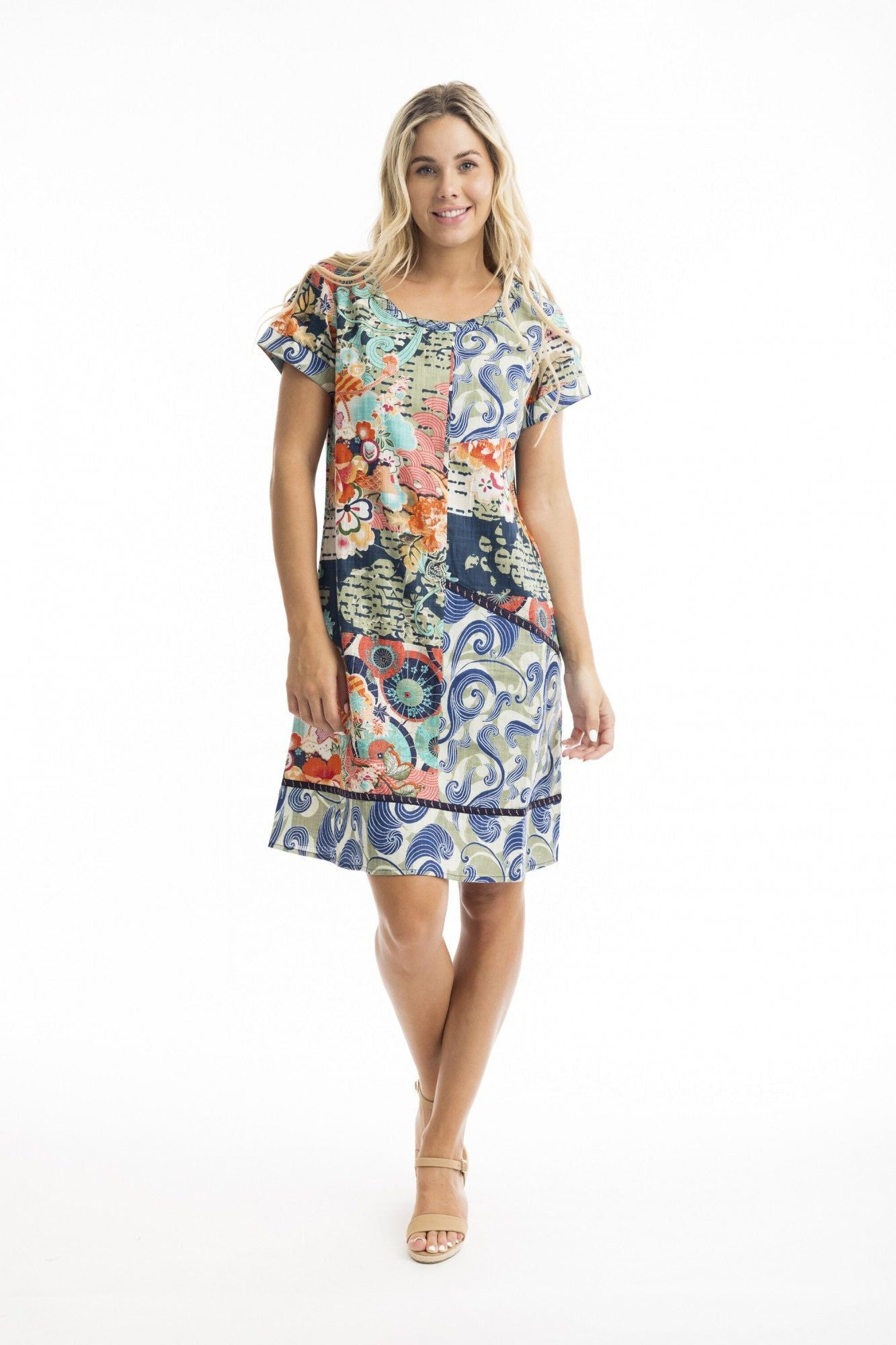 Yakushima Patch Dress By Orientique Naturally Australian