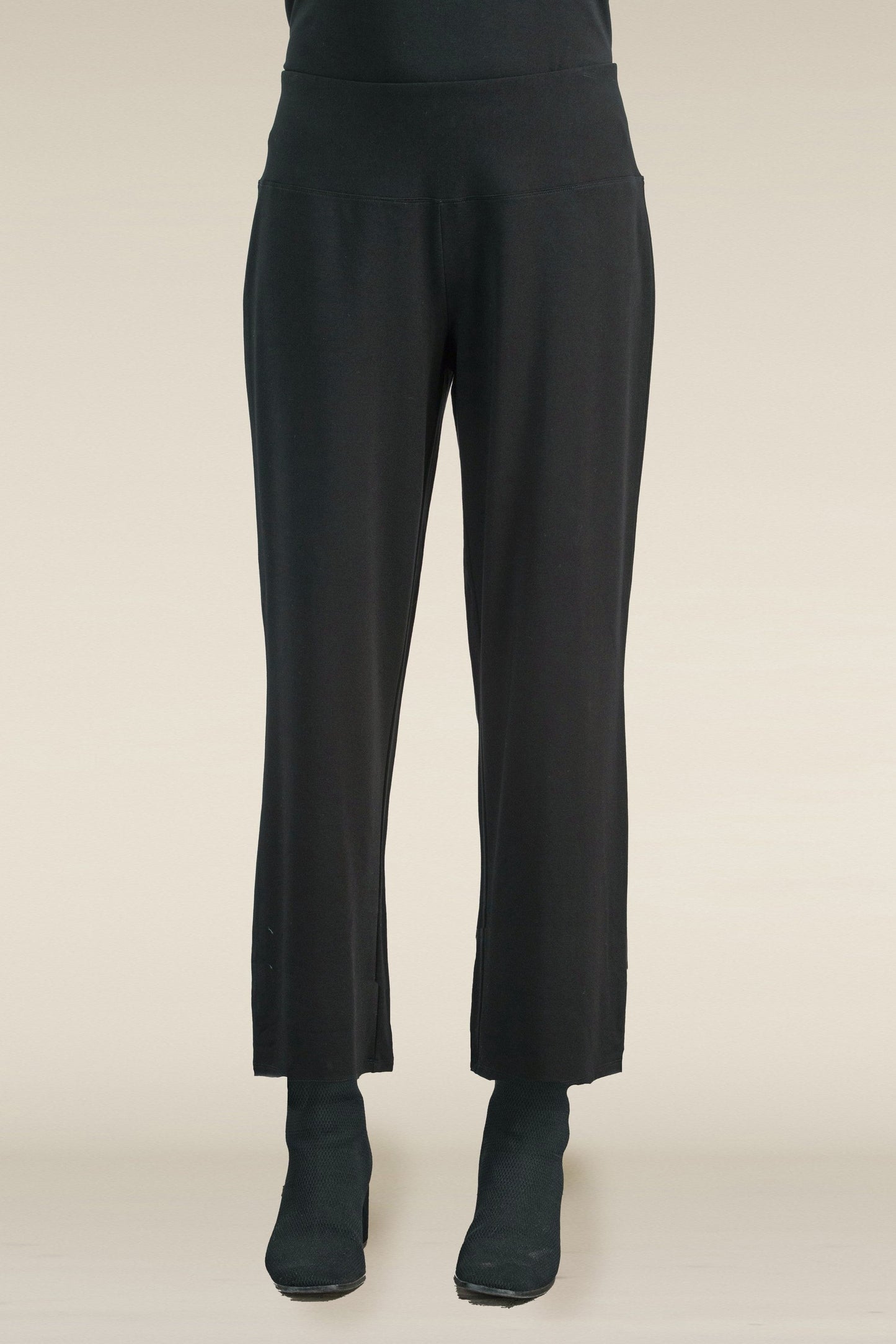 Black Wide Leg Flood Pant by Habitat Clothing