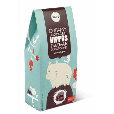 Fleur de Sel Chocolate Hippos by Baru