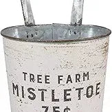 Farmhouse Tin Buckets - Farm Fresh Christmas Trees