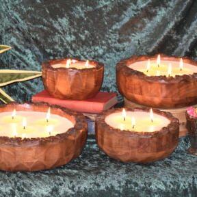 Endurance Wood bowl -640z-Bourbon Vanilla by Himalayan Handmade Candles