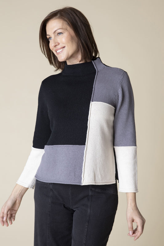 Colour Block Sweater by Habitat Clothing