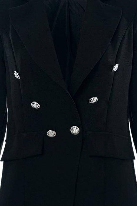 Buttoned blazer outlet