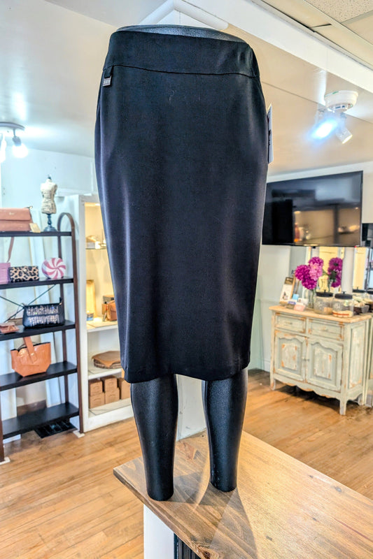 Petite Pencil Skirt in Black by Lasania 715P