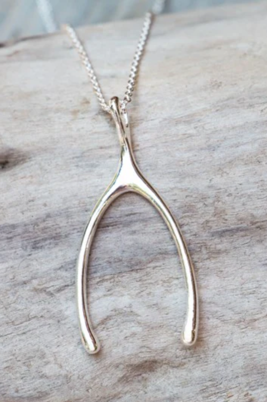 Wishbone Necklace - Large by Wild Abandon