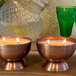 Tranquility Candle Bowl-Sugared Lemon by Himalayan Trading