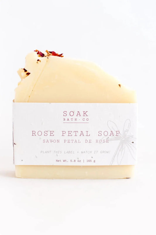 Rose Petal Soap By SOAK Bath Co