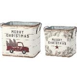 Primitives by Kathy 39896 Farmhouse Tin Buckets