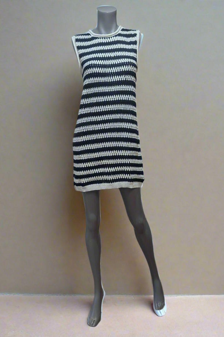 100% Cotton Black and White Knit Dress by Sanctuary