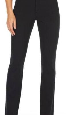 Petite Suzanne Straight Leg Pant in Black by French Dressing Jeans